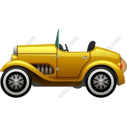 Vintage Yellow Car