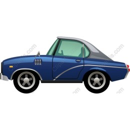 Classic Blue Car
