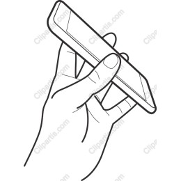 Hand Holding Smartphone