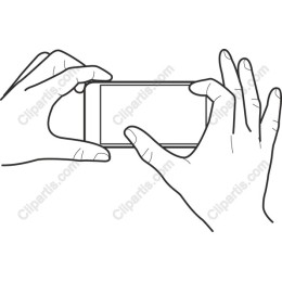 Hands Holding Smartphone