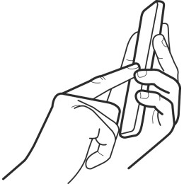 Hand Holding Smartphone