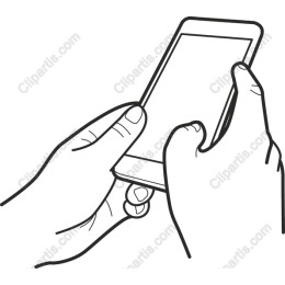 Hands Holding Smartphone