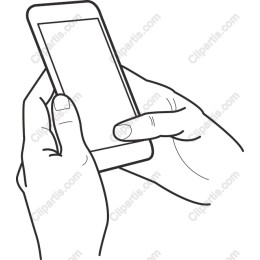 Hands Holding Smartphone