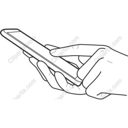 Premium Hand Holding Smartphone