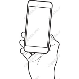 Hand Holding Smartphone