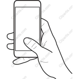 Hand Holding Smartphone
