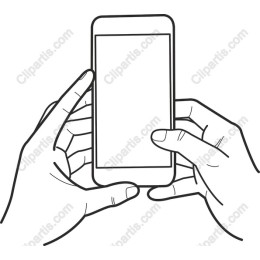 Hands Holding Smartphone