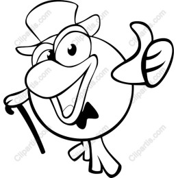 Cheerful Cartoon Character