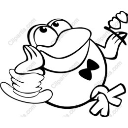 Charming Cartoon Frog