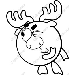Whimsical Moose