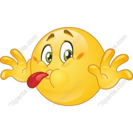 Cheerful Playful Yellow Emoji