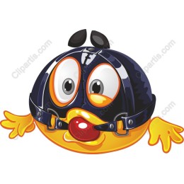 Cheerful Chick with Helmet