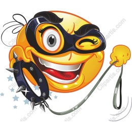 Cheeky Yellow Character with Spiky Collar