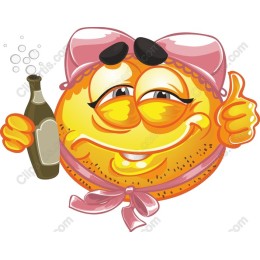 Cheerful Celebration Cartoon