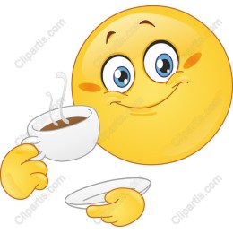 Cheerful Coffee Emoji