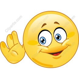 Happy Waving Emoji