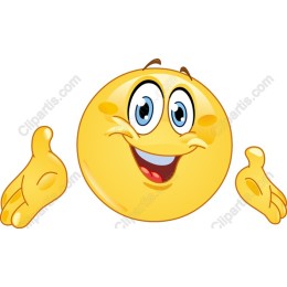 Happy Emoji - Joyful Smiley Clipart