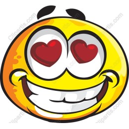 Love Struck Smiley Emoji