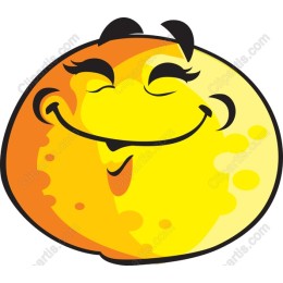 Happy Cartoon Orange