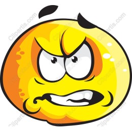 Angry Citrus Emoji