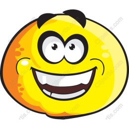 Cheerful Cartoon Smiley Face
