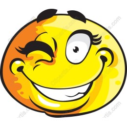 Winking Sunshine Smiley