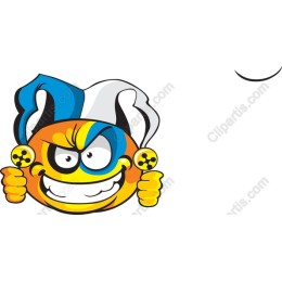 Vibrant Cartoon Jester