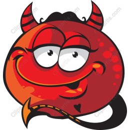 Red Devil Character Clipart