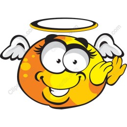Heavenly Smiley Emoji