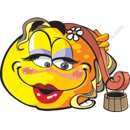Cheerful Sun Character