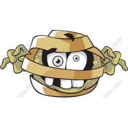 Mischievous Bandaged Cartoon Character