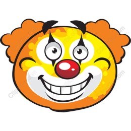 Joyful Clown Face иллюстрация