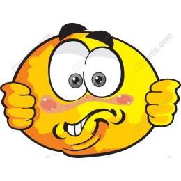 Cheerful Yellow Character