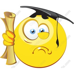 Cheerful Graduation Smiley