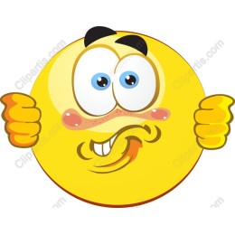 Cheerful Cartoon Smiley Face