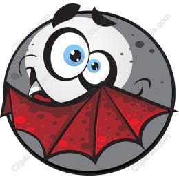 Cheerful Cartoon Bat