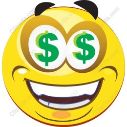 Money-Eyed Smiley Face