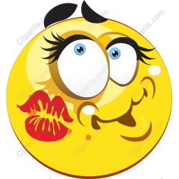 Whimsical Flirty Smiley Face