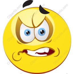 Angry Cartoon Emoji