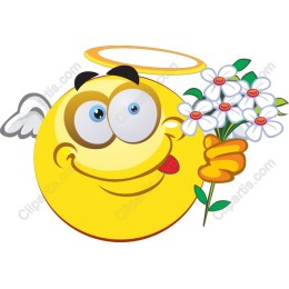 Cheerful Angel Smiley