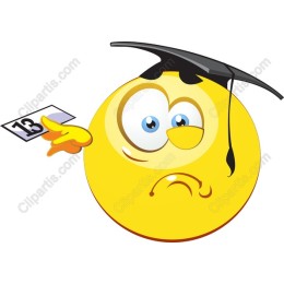 Graduation Smiley Face