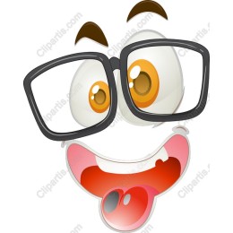 Whimsical Eyeglasses Character