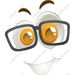 Charming Character with Oversized Glasses