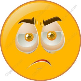 Frustrated Face Emoji