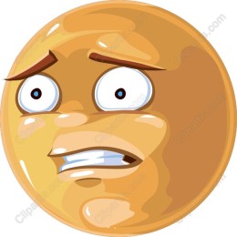 Frightened Fruit Emoji