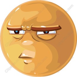 Skeptical Sunny Face