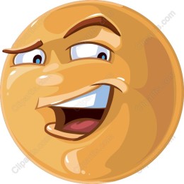 Cheerful Cartoon Face