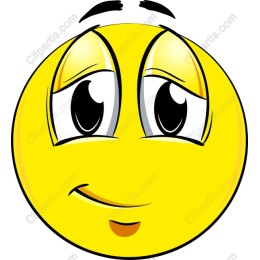 Cheerful Yellow Smiley Face in and