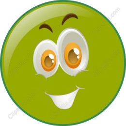 Happy Green Emoji