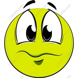 Cheerful Green Smiley Face